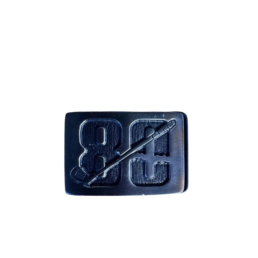 Vintage Golf Metal Belt Buckle 